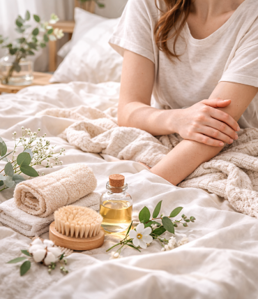 Welcher Stoff ist am besten für empfindliche Haut geeignet?