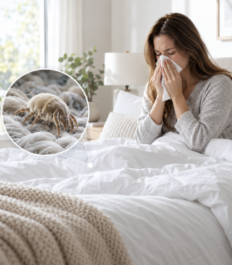 Hausstaubmilben in der Bettwäsche: Allergien und Gesundheit Hausstaubmilben in der Bettwäsche: Allergien und Gesundheit