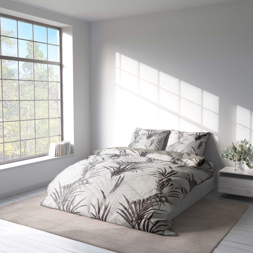 Satin bettwäsche set "Amuza". Bettwäsche aus Satin, 135/140x200 cm, 150x200 cm, 155/160x200 cm, 180x200 cm, 200x200 cm, 200x220 cm