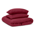 Premium satin bettwäsche set "Maroon“. Bettwäsche aus Satin, 135/140x200 cm, 200x200 cm, 200x220 cm, 220x240 cm