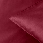 Premium satin bettwäsche set "Maroon“. Bettwäsche aus Satin, 135/140x200 cm, 200x200 cm, 200x220 cm, 220x240 cm
