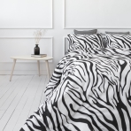 Baumwollstoff „Zebra“. Stoffe