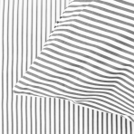 Bettwäsche set "Grey stripe“. Bettwäsche Baumwolle, 135/140x200 cm