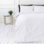 Bettwäsche set "White". Bettwäsche Baumwolle, 135/140x200 cm, 200x200 cm, 200x220 cm