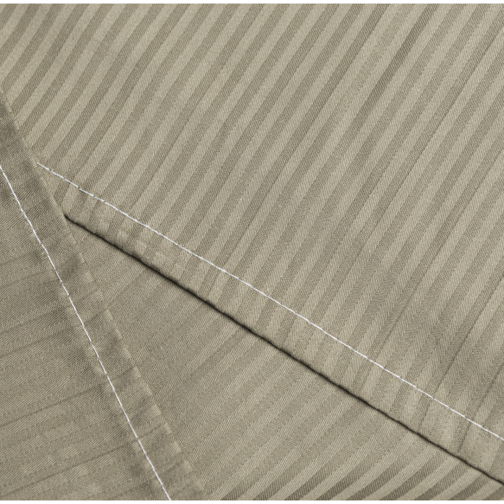 Premium satin bettwäsche set "Brown stripe 3 mm". Bettwäsche aus Satin, 155/160x200 cm, 200x220 cm