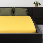 Baumwoll Spannbettlaken „Pineapple“. Spannbettlaken, 155/160x200 cm, 180x200 cm