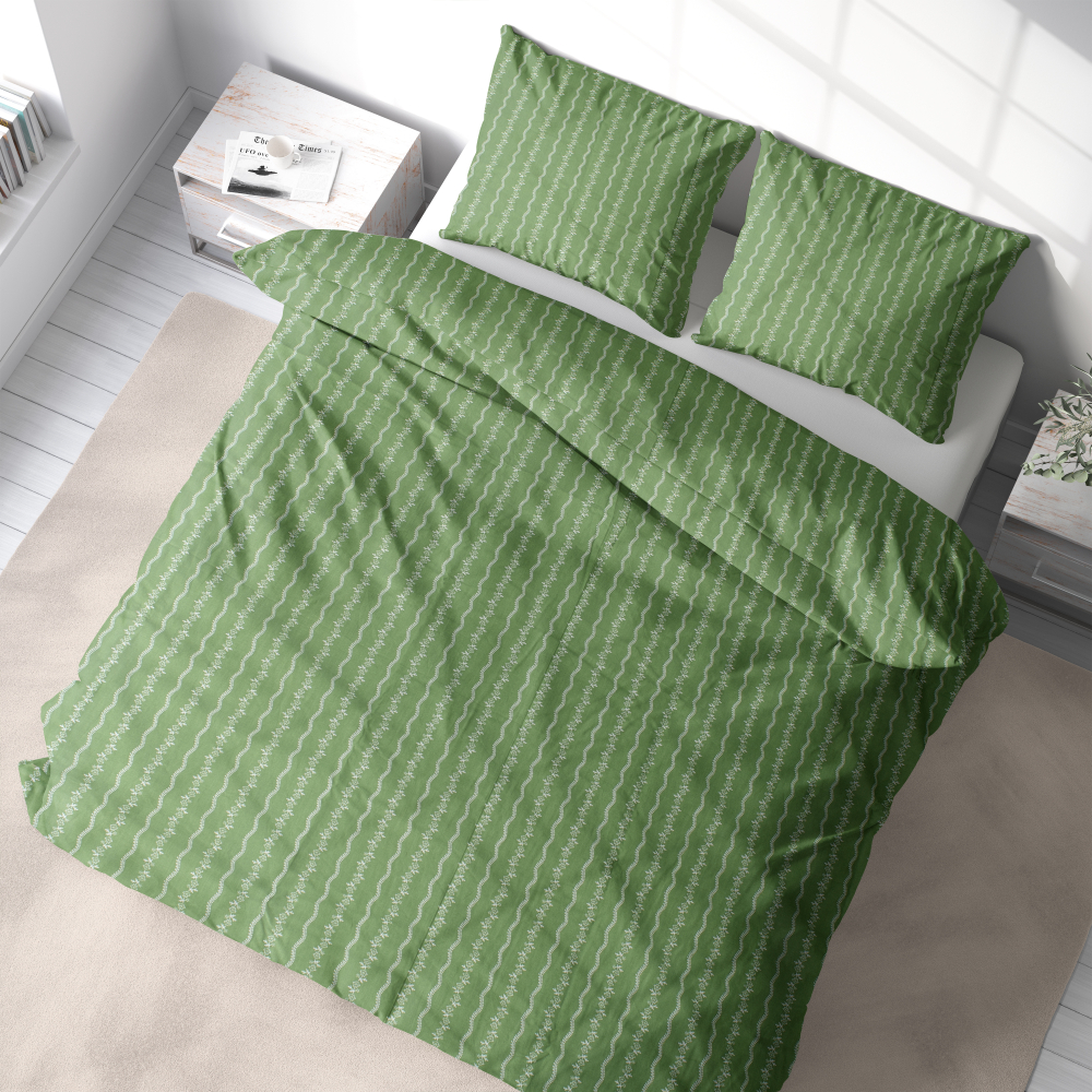 Bettwäsche set "Cactus“. Bettwäsche Baumwolle, 155/160x200 cm