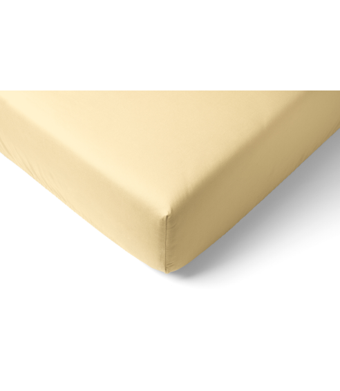 Jersey Spannbettlaken „Yellow“. Spannbettlaken 160x200