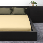 Jersey Spannbettlaken „Yellow“. Spannbettlaken 160x200, 155/160x200 cm, 180x200 cm