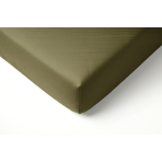 Satin Bettlaken „Moss green“. Bettlaken, 180x220 cm