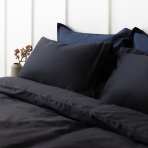 Premium-Satin-Kissenbezüge „Midnight“. Kissenbezüge 50x70