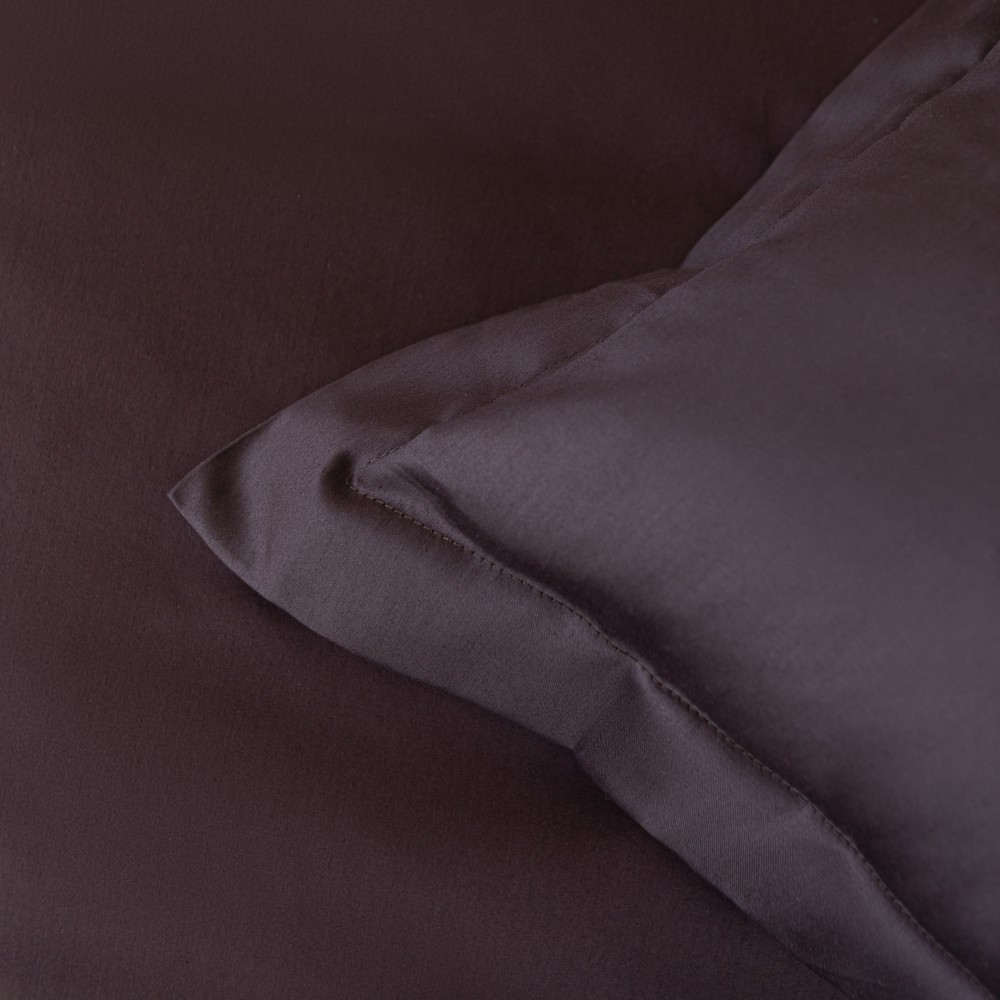 Premium-Satin-Kissenbezüge „Chocolate“. Kissenbezüge 50x70