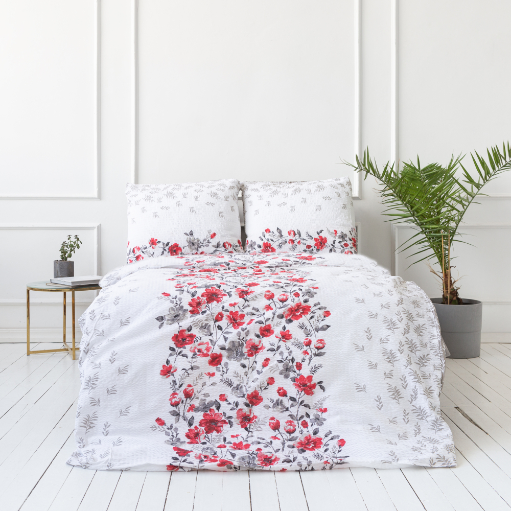 Bettwäsche set "Poppy“. Bettwäsche Baumwolle, 135/140x200 cm