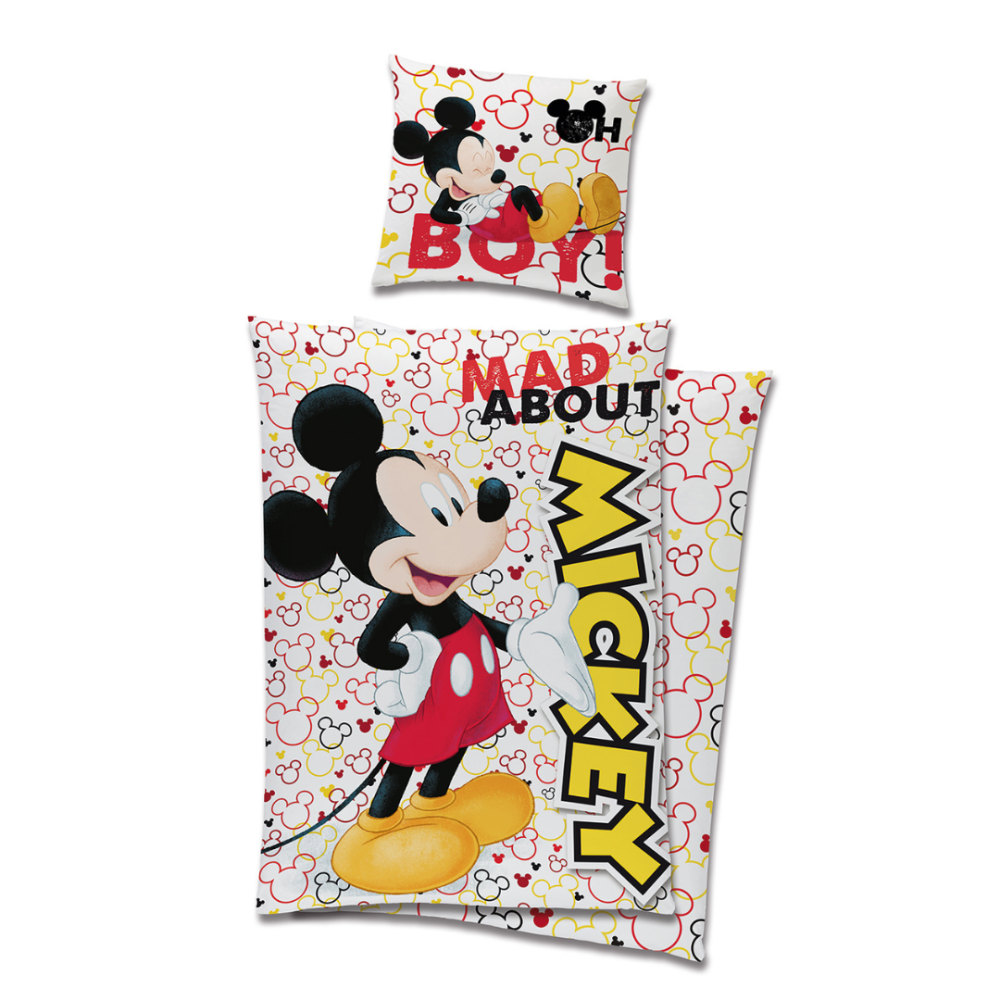 Bettwäsche set "Mickey Mouse". Kinderbettwäsche, 135/140x200 cm