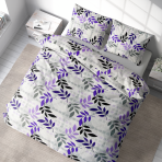 Bettwäsche set "Leaves". Bettwäsche Baumwolle, 135/140x200 cm, 155/160x200 cm