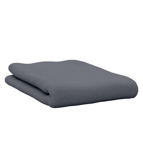 Bettlaken ohne Gummizug  „Graphite“. Bettlaken