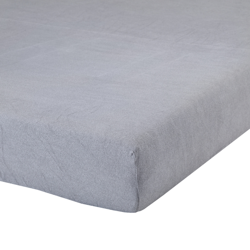 Frottee Spannbettlaken „Grey“. Spannbettlaken 90x200, 90x200 cm, 155/160x200 cm, 180x200 cm