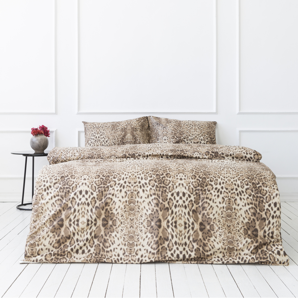 Bettwäsche set "Leopard". Bettwäsche Baumwolle, 135/140x200 cm, 155/160x200 cm, 200x200 cm, 200x220 cm
