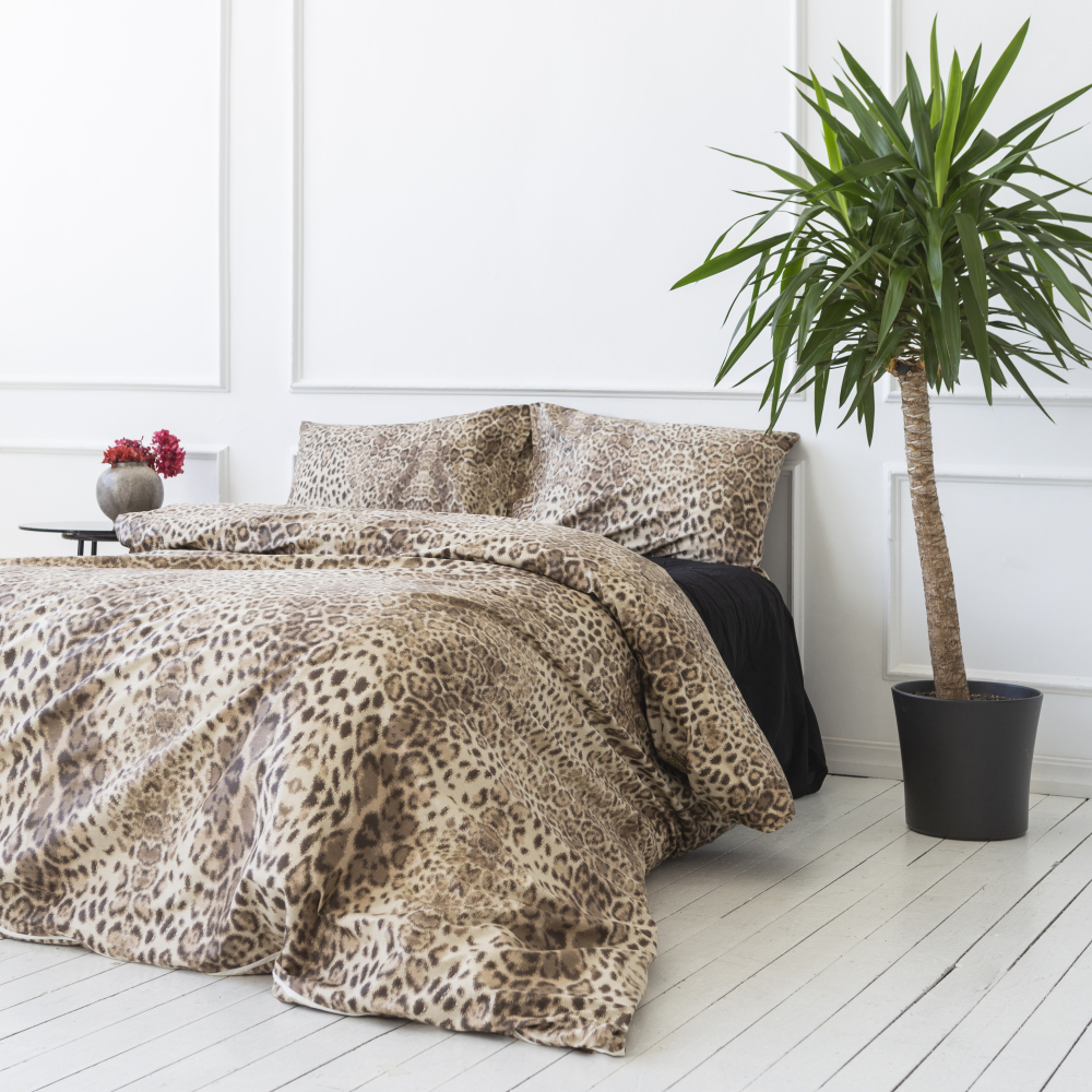 Bettwäsche set "Leopard". Bettwäsche Baumwolle, 135/140x200 cm, 155/160x200 cm, 200x200 cm, 200x220 cm