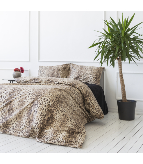 Bettwäsche set "Leopard". Bettwäsche Baumwolle