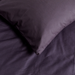 Bettwäsche set "Classic dark purple“. Bettwäsche Baumwolle, 155/160x200 cm