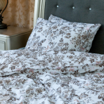 Premium satin bettwäsche set "Liberty“. Bettwäsche aus Satin, 135/140x200 cm