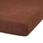 Frottee Spannbettlaken „Brown“. Bettwäsche Braun, 90x200 cm, 155/160x200 cm, 180x200 cm