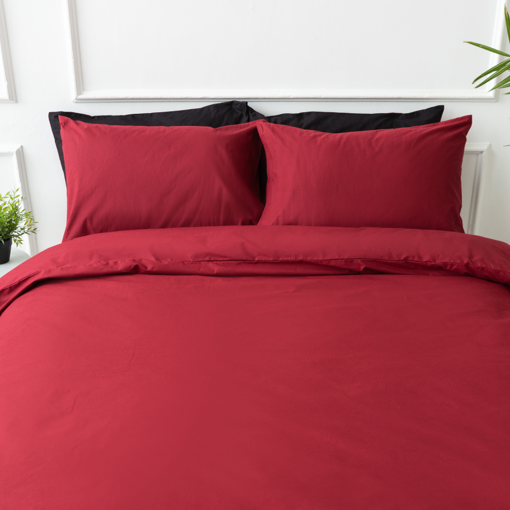Bettwäsche set "Ruby". Bettwäsche Baumwolle, 135/140x200 cm