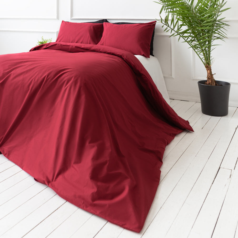 Bettwäsche set "Ruby". Bettwäsche Baumwolle, 135/140x200 cm