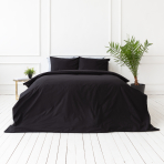 Bettwäsche set "Anthracite“. Bettwäsche Baumwolle, 200x220 cm