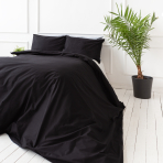 Bettwäsche set "Anthracite“. Bettwäsche Baumwolle, 200x220 cm