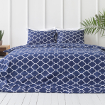 Bettwäsche set "Morocco dark blue“. Bettwäsche Baumwolle, 135/140x200 cm