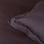Premium satin bettwäsche set "Chocolate". Bettwäsche aus Satin, 135/140x200 cm, 200x200 cm, 200x220 cm