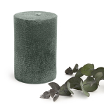 Handgefertigte runde Kerze „Emerald“ 1 Stk.. Kerzen