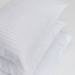 Premium satin bettwäsche set "Stripe 2 cm". Bettwäsche aus Satin, 135/140x200 cm