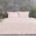 Premium satin bettwäsche set "Blush". Bettwäsche aus Satin, 135/140x200 cm