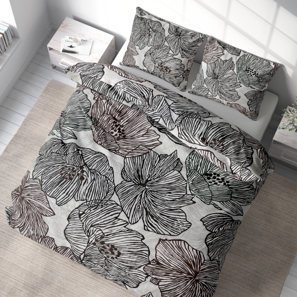 Bettwäsche set „Jinpa“. Bettwäsche 140x200, 135/140x200 cm, 155/160x200 cm, 200x200 cm