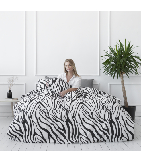 Bettwäsche set "Zebra". Bettwäsche Baumwolle