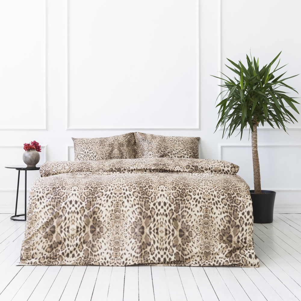 Bettwäsche set "Leopard". Bettwäsche Baumwolle, 135/140x200 cm, 155/160x200 cm, 200x200 cm, 200x220 cm
