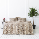 Bettwäsche set "Leopard". Bettwäsche Baumwolle, 135/140x200 cm, 155/160x200 cm, 200x200 cm, 200x220 cm