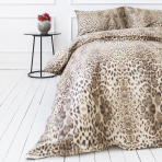 Bettwäsche set "Leopard". Bettwäsche Baumwolle, 135/140x200 cm, 155/160x200 cm, 200x200 cm, 200x220 cm