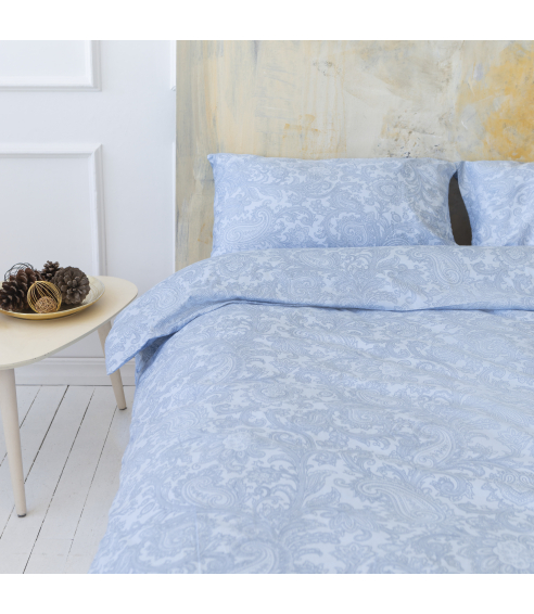 Premium satin bettwäsche set "Ocean“. Bettwäsche aus Satin