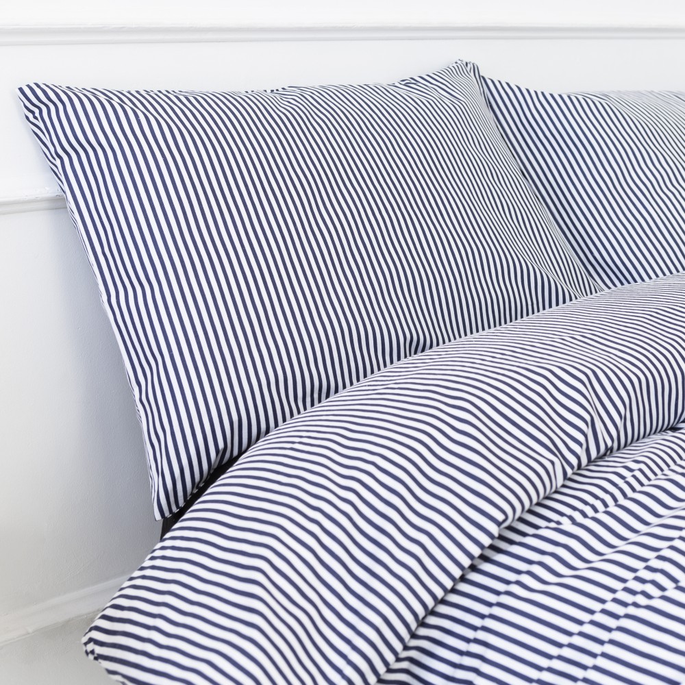 Kissenbezüge „Blue stripes“ 1 Stück. Kissenbezüge 50x70