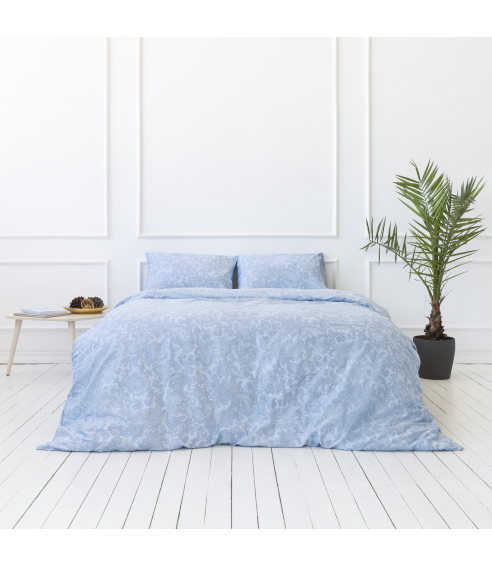 Premium satin bettwäsche set "Ocean“. Bettwäsche aus Satin