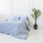 Premium satin bettwäsche set "Ocean“. Bettwäsche aus Satin, 155/160x200 cm, 200x200 cm