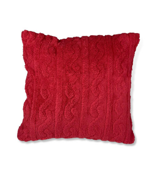 Dekorativer Kissenbezug „Red Jacquard“ 1 Stk.. Kissenhülle