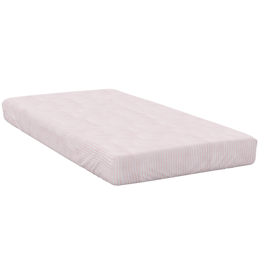 Bettlaken „Rose stripes“. Bettlaken, 150x220 cm