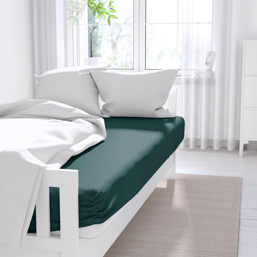 Spannbettlaken „Verda“. Spannbettlaken, 80x200 cm, 90x200 cm, 120x200 cm, 135/140x200 cm, 155/160x200 cm, 180x200 cm