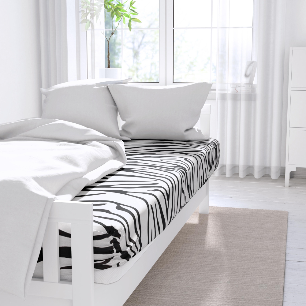Bettlaken „Zebra“. Bettlaken, 150x220 cm