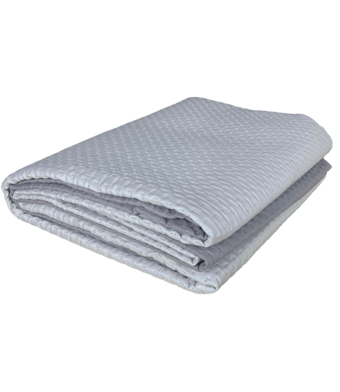 Tagesdecke „Grey trapuntino Bedspread“. Tagesdecken
